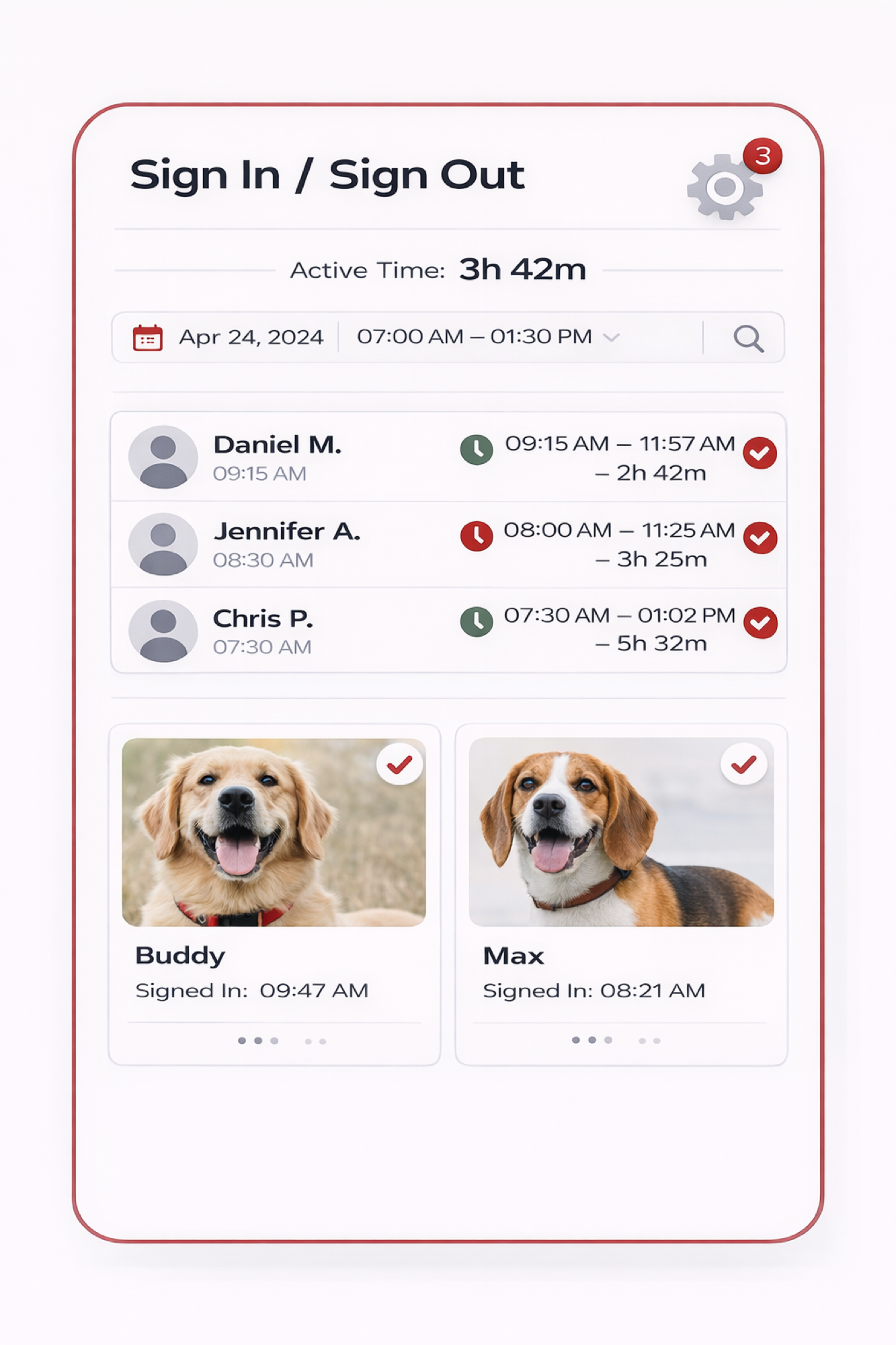 Shelter Sense team and operations data card